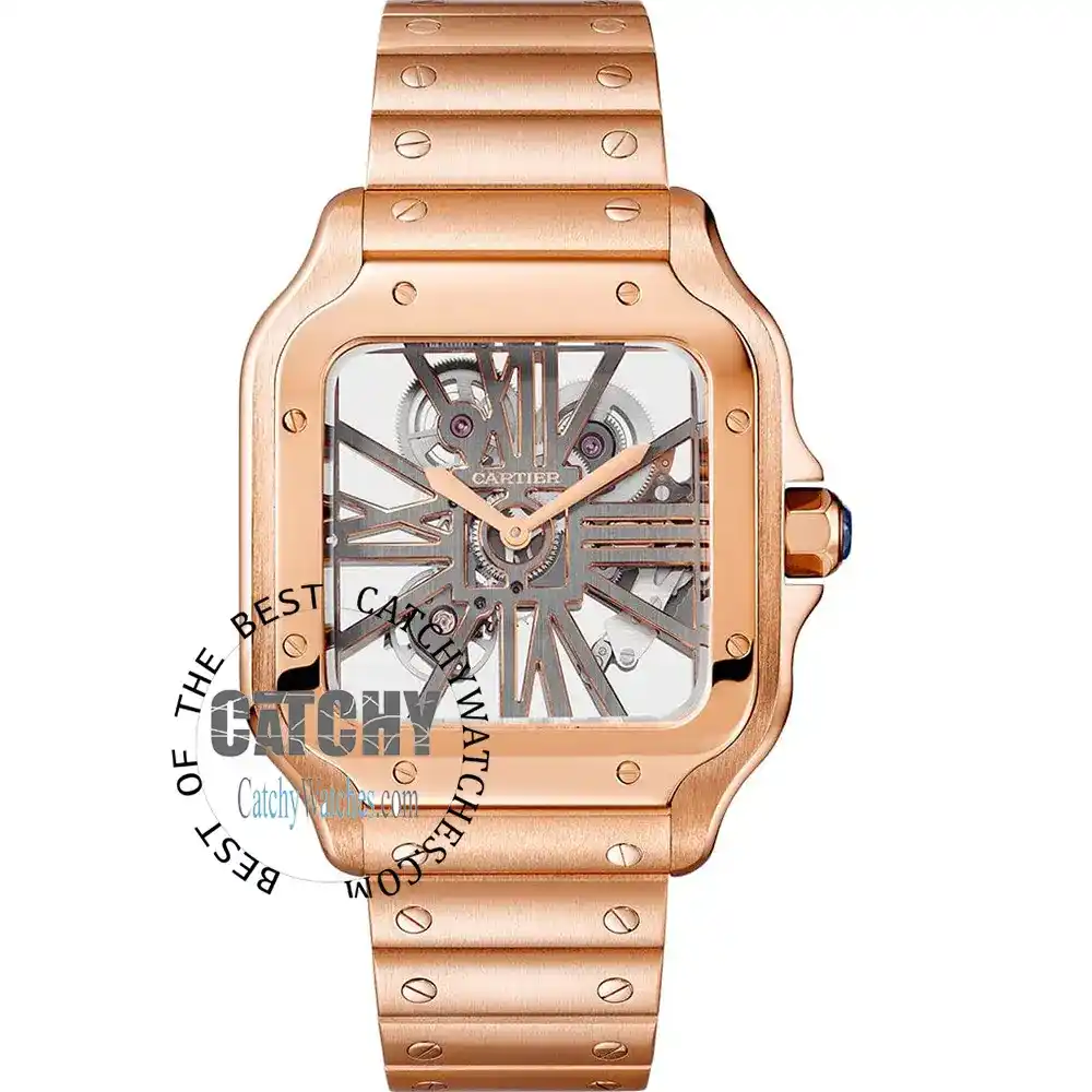 cartier-de-santos-men-watch-rose-gold-skeleton-metal-strap-automatic-egypt-for-men