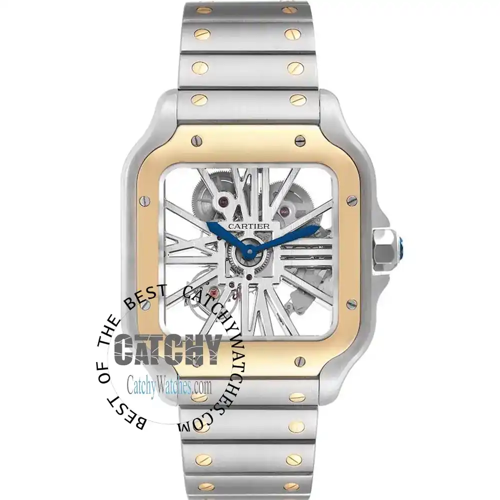 cartier-de-santos-men-watch-silver-skeleton-silver-rose-gold-metal-strap-automatic-egypt-for-men