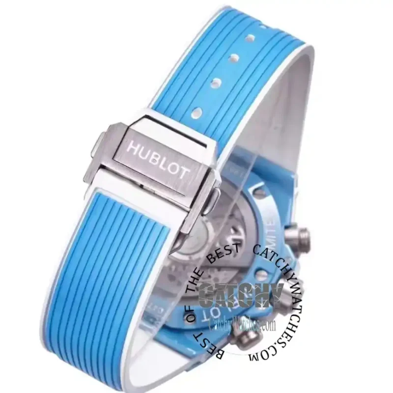 Hublot Watch Big Bang Sky Blue Ceramic Unisex - Image 9