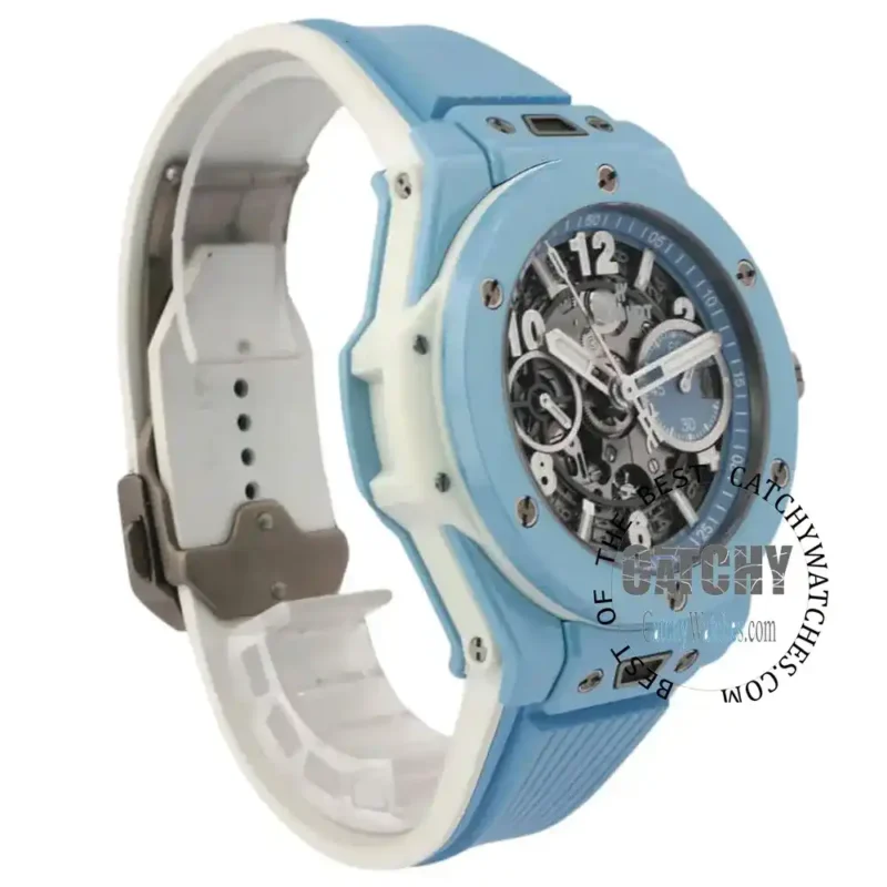 Hublot Watch Big Bang Sky Blue Ceramic Unisex - Image 5