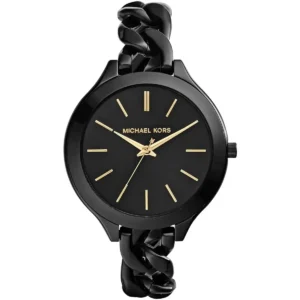 mk3317-origianl-michael-kors-watch-women-black-dial-metal-stainless-steel-strap-quartz-battery-analog-three-hand-runway-slim-egypt