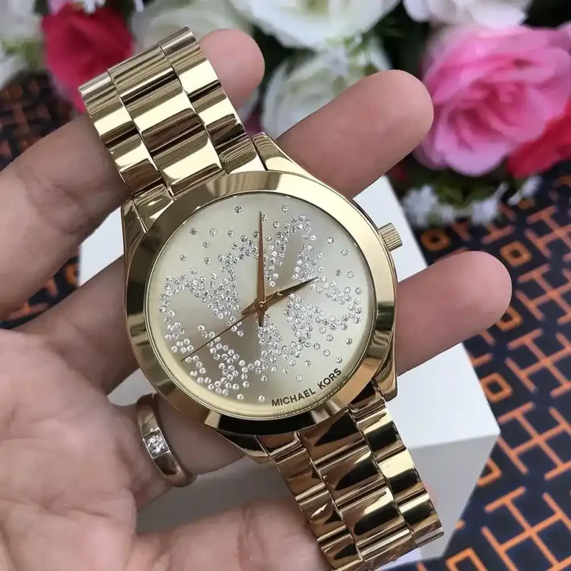 Michael Kors Ladies Watch Runway Slim MK3590 - Image 7