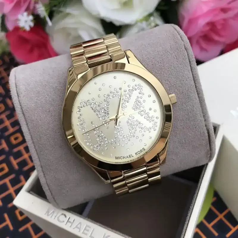 Michael Kors Ladies Watch Runway Slim MK3590 - Image 8