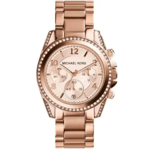 mk5263-original-michael-kors-chronograph-watch-women-rose-gold-dial-metal-stainless-steel-golden-strap-quartz-battery-analog-blair-crystals-egypt