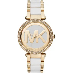 mk6313-original-michael-kors-watch-women-mk-logo-crystals-silver-dial-multi-gold-white-strap-quartz-battery-analog-three-hand-parker-egypt