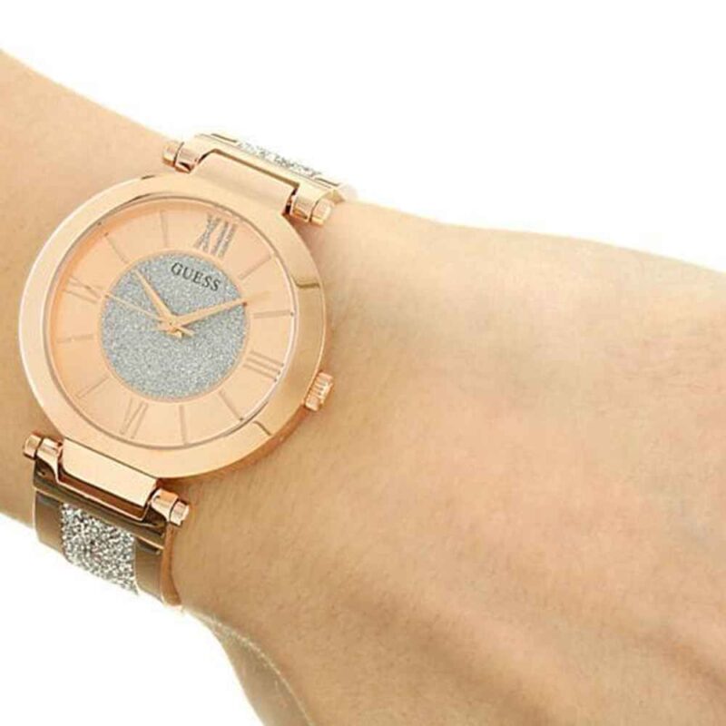 Original Guess Ladies Watch Aurora W1288L3 - Image 7