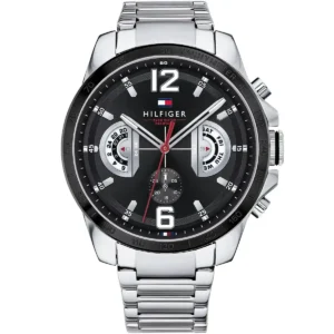 1791472-original-tommy-hilfiger-watch-5atm-water-resistant-men-black-dial-metal-stainless-steel-silver-strap-quartz-battery-analog-decker-egypt