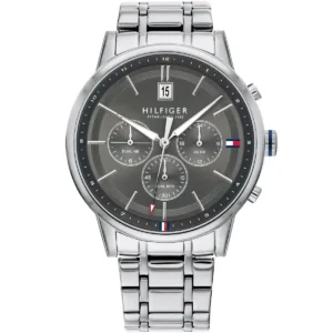 1791632-original-tommy-hilfiger-watch-men-grey-dial-metal-silver-strap-battery-analog-kyle-egypt