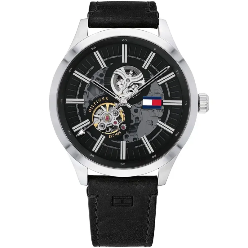 1791641-original-tommy-hilfiger-watch-men-blue-dial-black-leather-strap-automatic-analo-spence-egypt