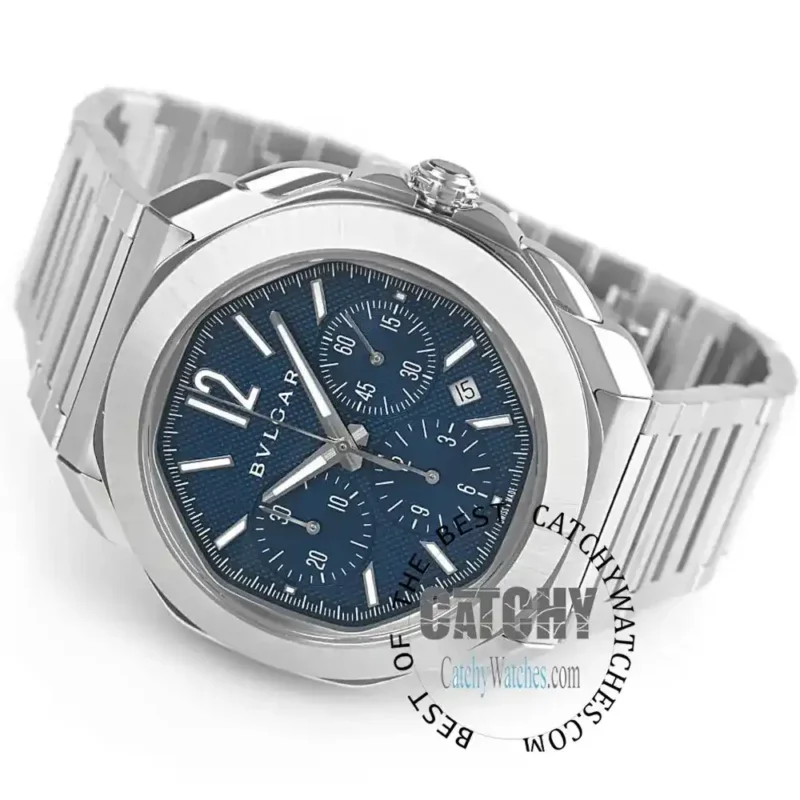 Bvlgari Octo Roma Automatic Blue Watch Egypt - Image 2