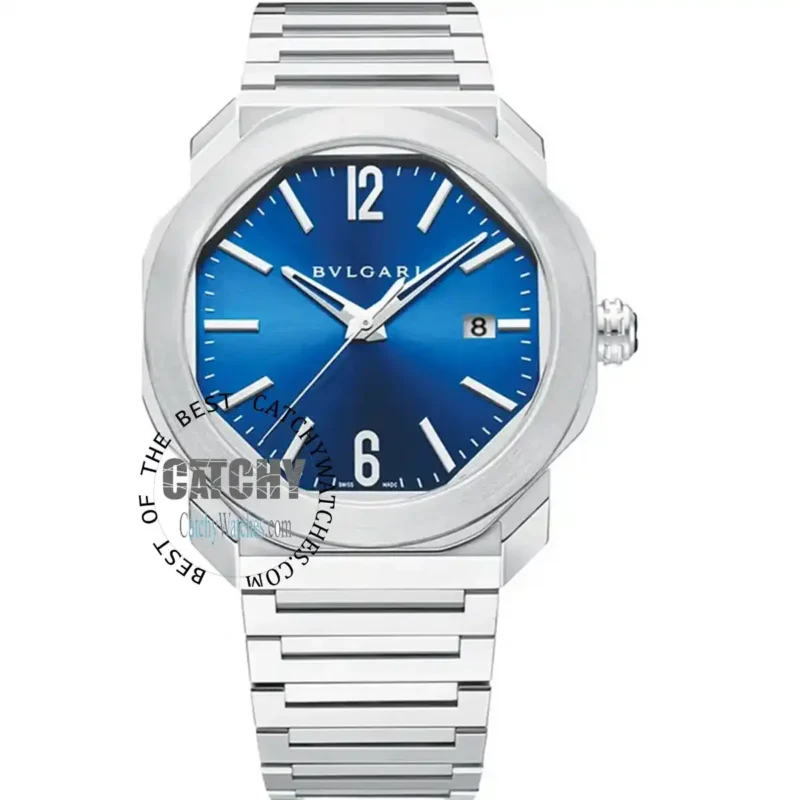 bvlgari-octo-roma-men-watch-battery-automatic-blue-dial-silver-metal-strap-egypt-new-models-2025