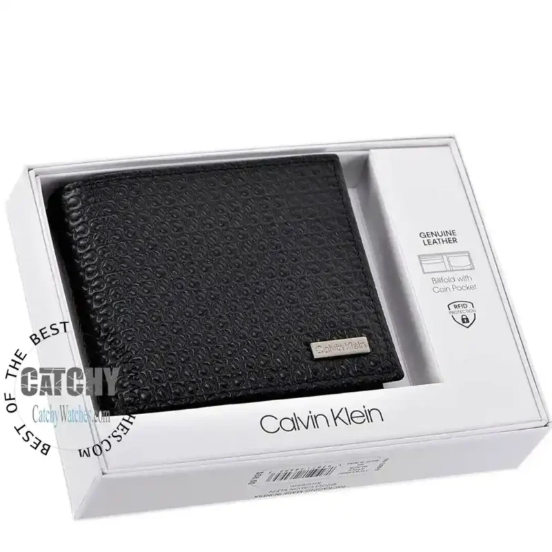 Calvin Klein CK Wallet Black For Men - Image 3