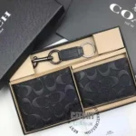 coach-set-wallet-card-holder-ketchain-genuine-leather-black-color-gift-box-egypt_2