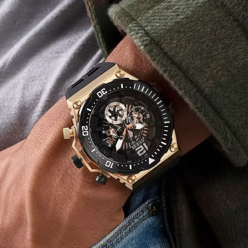 Original Guess Men's Watch Cut Thru GW0325G1 - Image 12
