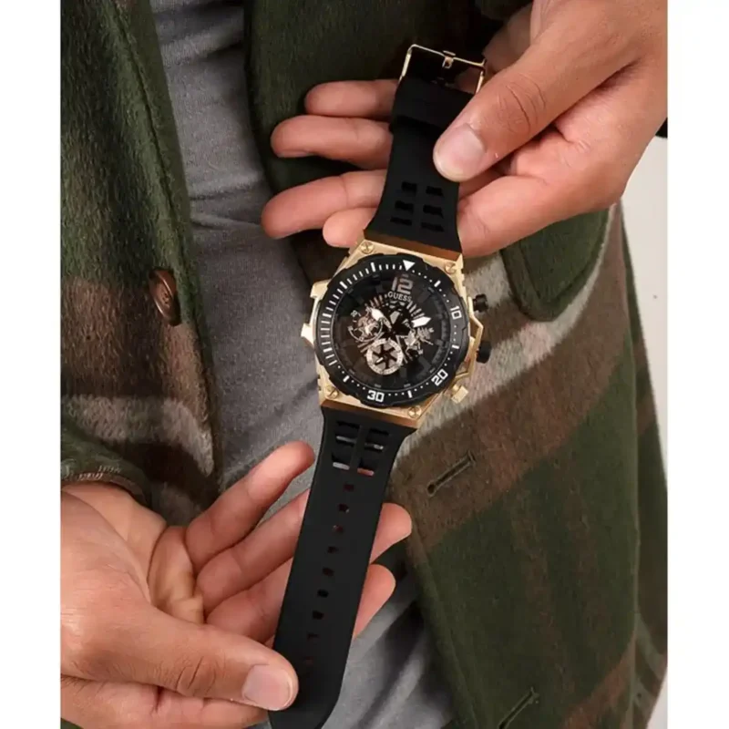 Original Guess Men's Watch Cut Thru GW0325G1 - Image 8
