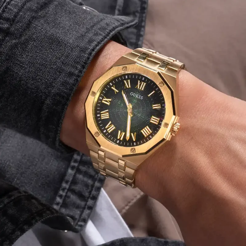 Guess Men's Watch Gold Tone GW0575G2 - Image 8
