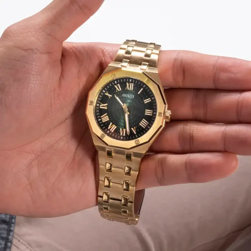 Guess Men's Watch Gold Tone GW0575G2 - Image 9