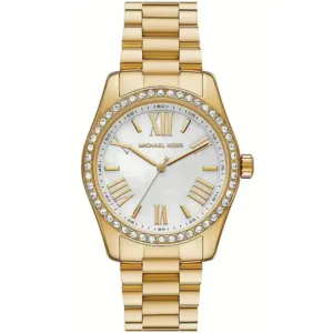 mk1079-original-watch-chronograph-woman-michael-kors-lexington-white-dial-gold-metal-strap-three-hand-egypt