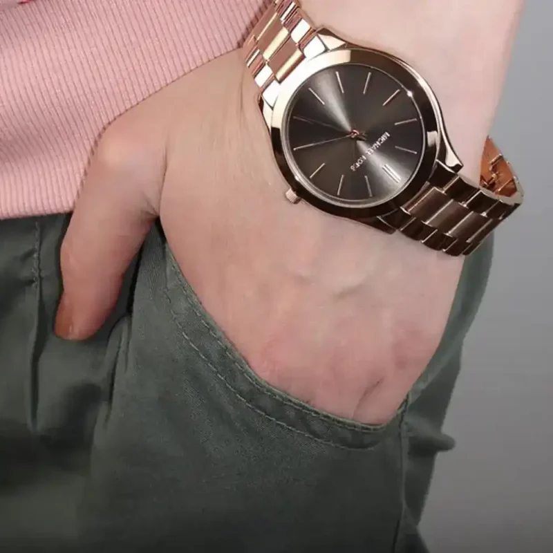 Michael Kors Ladies Watch Slim Runway MK3181 - Image 11