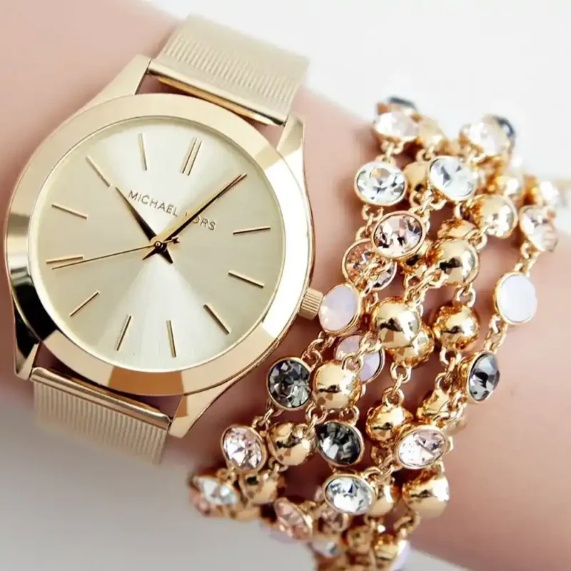 Michael Kors Ladies Watch Runway Slim MK3282 - Image 9