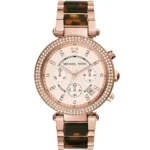 mk5538-original-michael-kors-watch-women-rose-gold-dial-multi-brown-golden-strap-quartz-battery-crystals-tortoise-parker-egypt
