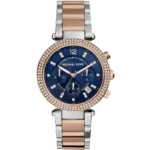 mk6141-original-michael-kors-watch-women-silver-rose-gold-blue-dial-metal-parker-egypt