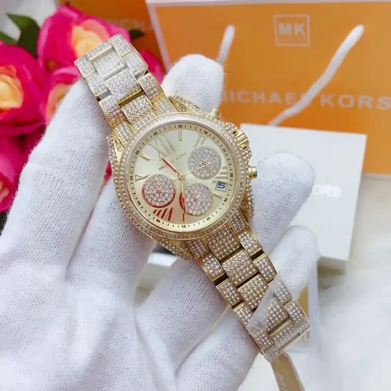Michael Kors Ladies Watch Bradshaw MK6494 - Image 8