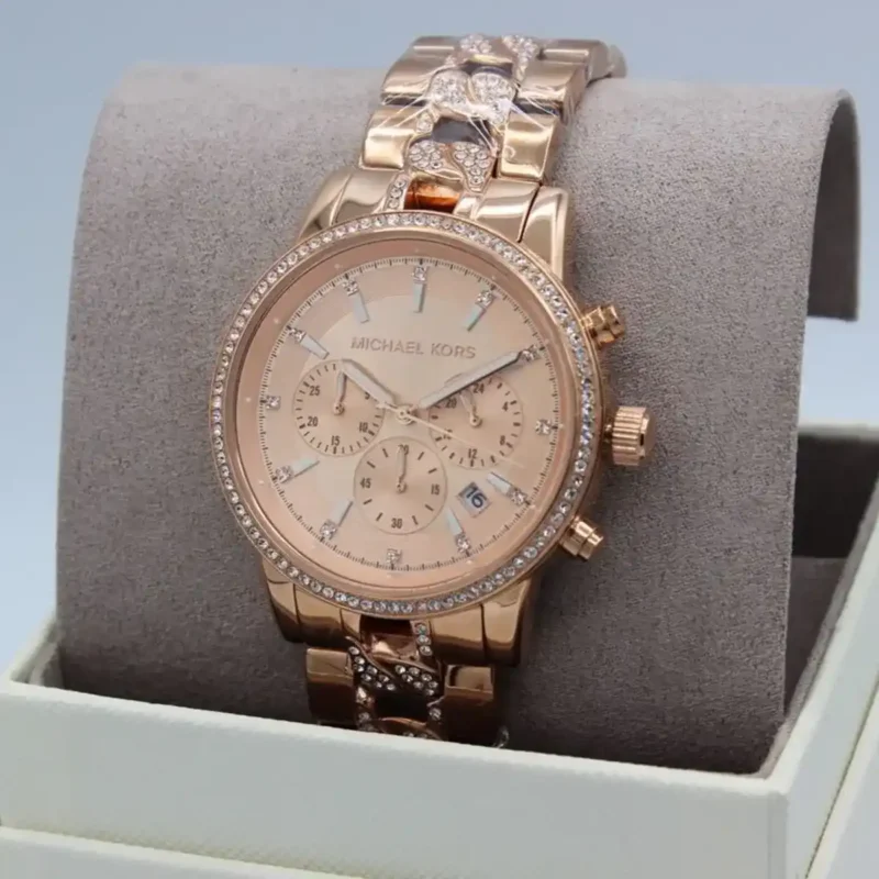 Michael Kors Ladies Watch Ritz MK7223 - Image 11
