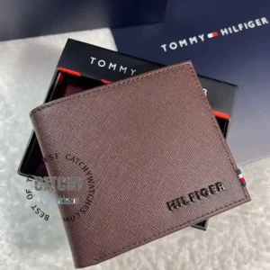 tommy-hilfiger-mirror-original-genuine-rough-leather-wallets-for-mens-women-in-egypt-reel-brown-color-twofold