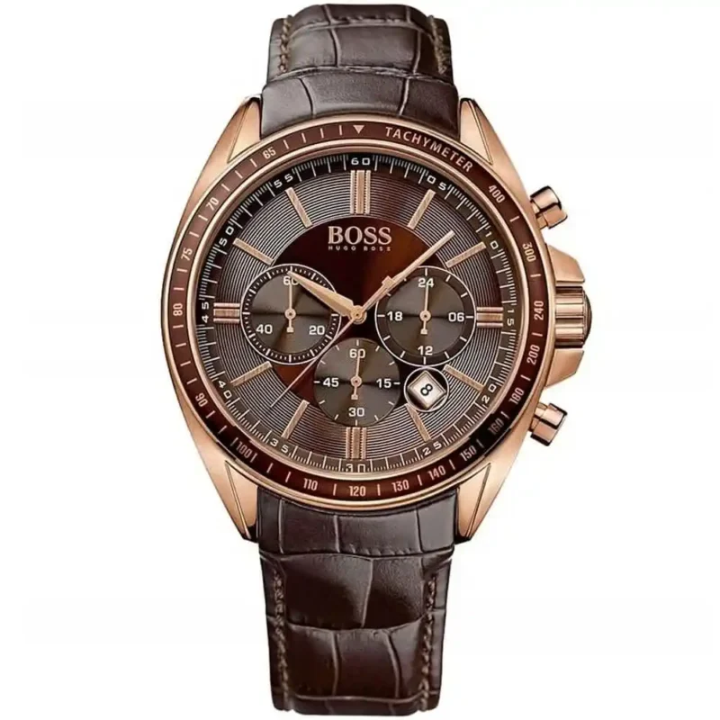 1513093-Hugo-Boss-men-watch-brown-dial-leather-strap-Chronograph-egypt