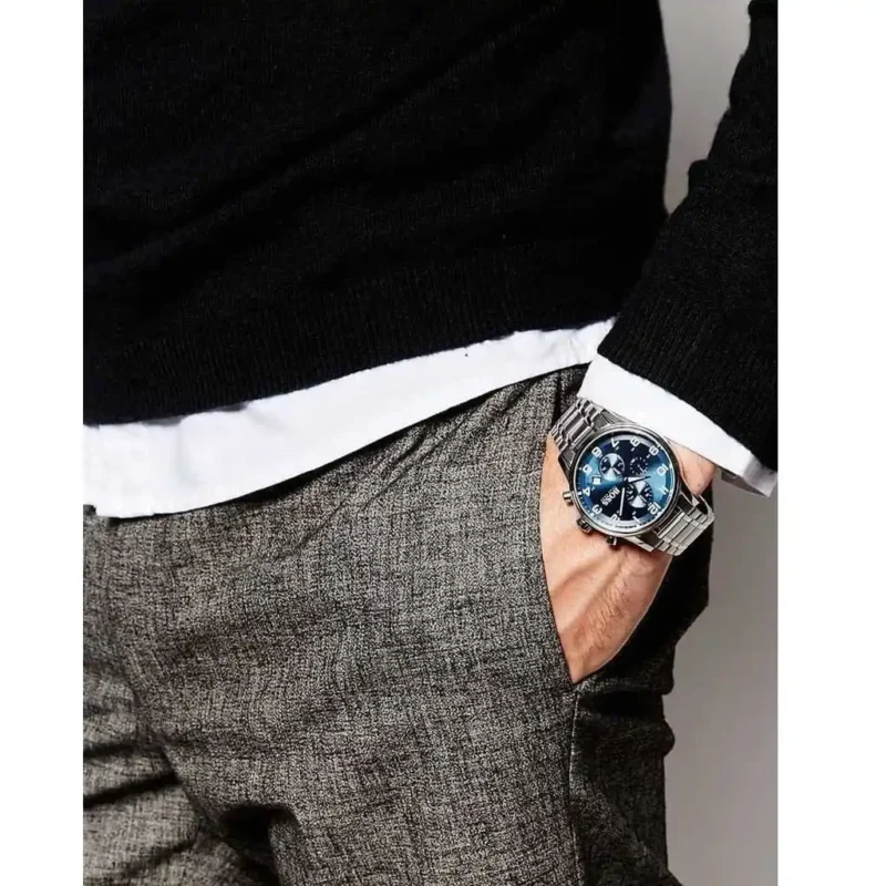 Original Hugo Boss Men's Watch Aeroliner 1513183 - Image 4
