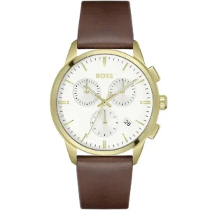 1513926-original-hugo-boss-watch-men-white-dial-leather-brown-strap-quartz-battery-analog-chronograph-dapper-egypt