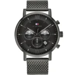 1710411-original-tommy-hilfiger-watch-men-black-dial-mesh-metal-stainless-steel-strap-quartz-battery-analog-chronograph-evan-egypt