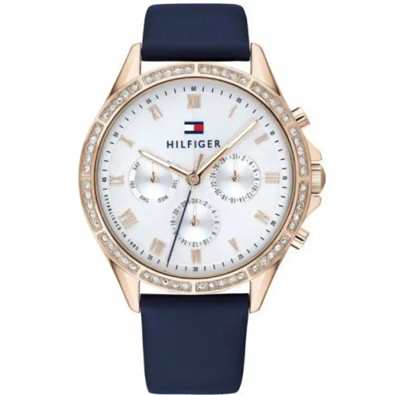 1782140-original-tommy-hilfiger-women-watch-white-dial-blue-leather-strap-egypt