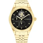 1782717-original-tommy-hilfiger-women-watch-new-2025-black-dial-gold-metal-strap-monica-egypt