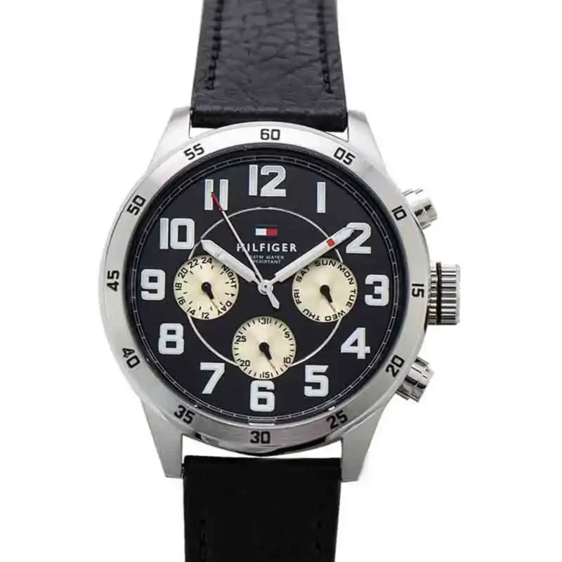 1791050-original-tommy-hilfiger-watch-5atm-water-resistant-men-black-dial-leather-strap-quartz-battery-analog-trent-egypt
