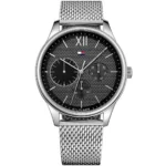 1791415-original-tommy-hilfiger-watch-men-silver-metal-mesh-strap-balck-dial-damon-egypt