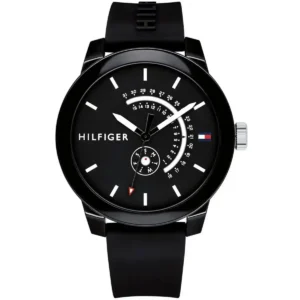 1791483-orignal-tommy-hilfiger-watch-men-black-rubber-strap-dial-denim-egypt