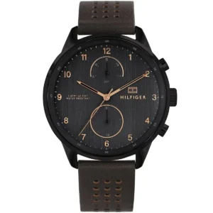 1791577-tommy-hilfiger-watch-men-black-dial-leather-strap-quartz-battery-analog-monthly-weekly-date-chase-egypt