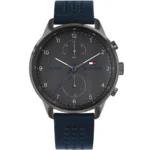 1791578-tommy-hilfiger-watch-5atm-165-feet-water-resistant-men-gray-dial-leather-blue-strap-quartz-battery-analog-three-hand-chase-egypt