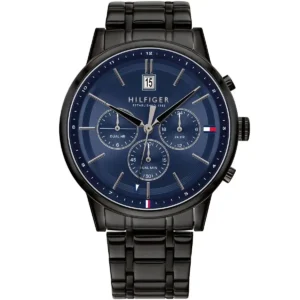 1791633-original-tommy-hilfiger-watch-established-in-1985-dual-time-men-blue-dial-metal-stainless-steel-black-strap-quartz-battery-analog-kyle-egypt