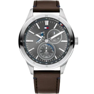 1791637-tommy-hilfiger-watch-men-gray-dial-leather-brown-strap-quartz-battery-analog-three-hand-austin-egypt
