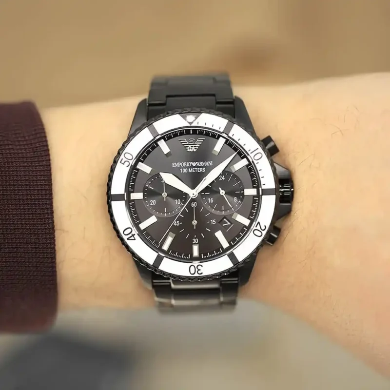 Emporio Armani Men Watch Diver AR80050 - Image 11