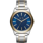 ax2332-original-armani-exchange-watch-men-blue-dial-stainless-steel-metal-silver-gold-two-tone-strap-quartz-analog-three-hand-nico-egypt