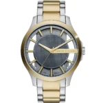 ax2403-original-armani-exchange-watch-men-blue-dial-stainless-steel-metal-silver-gold-two-tone-strap-quartz-analog-three-hand-transparent-hampton-egypt