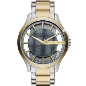 ax2403-original-armani-exchange-watch-men-blue-dial-stainless-steel-metal-silver-gold-two-tone-strap-quartz-analog-three-hand-transparent-hampton-egypt
