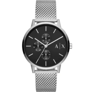 ax2714-original-armani-exchange-watch-men-black-dial-stainless-steel-metal-mesh-silver-strap-quartz-analog-three-hand-cayde-egypt