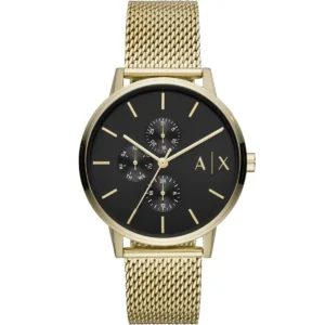 ax2715-original-armani-exchange-watch-men-black-dial-stainless-steel-metal-mesh-gold-strap-quartz-analog-three-hand-cayde-egypt