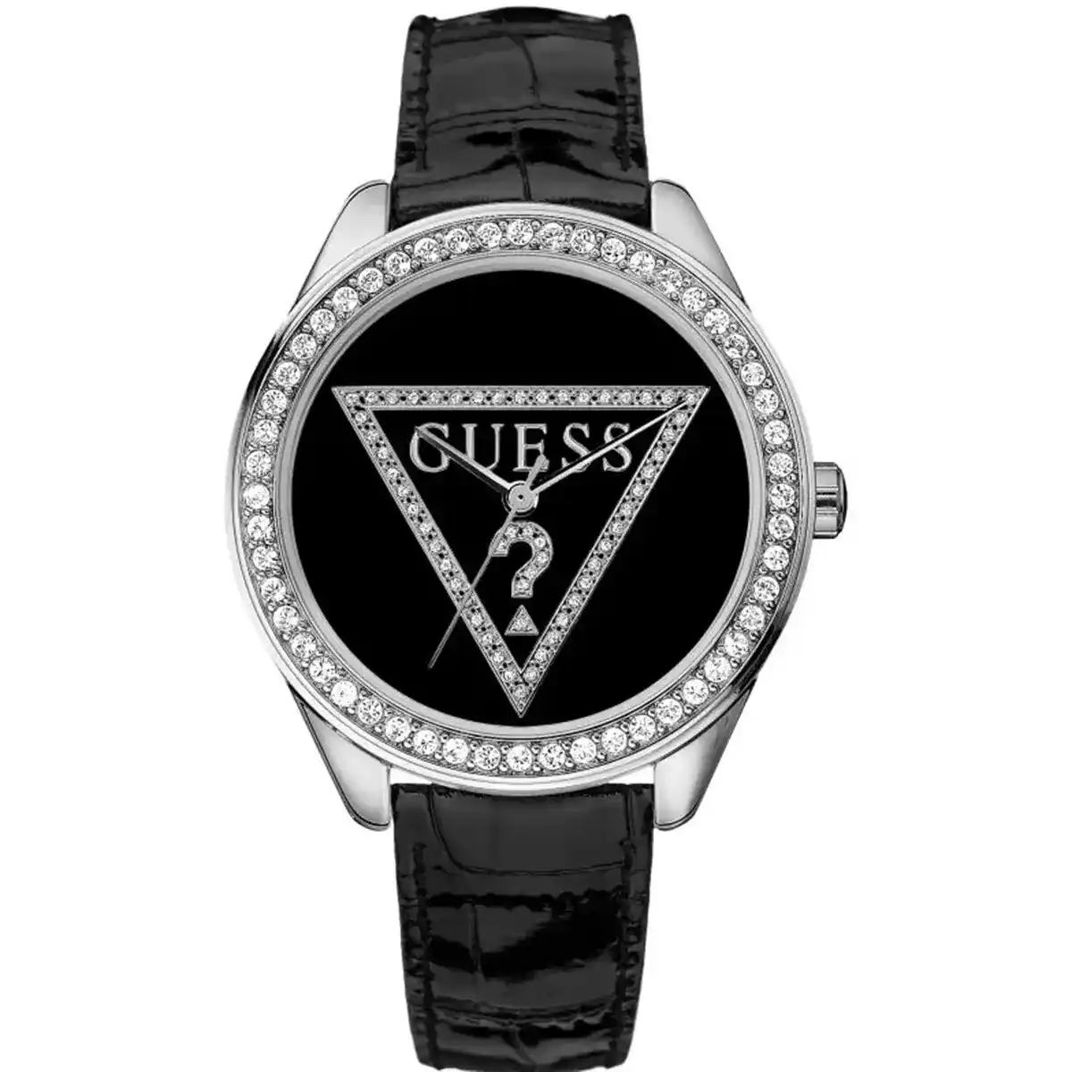 orignal-guess-women-watch-mini-triangle-w65006l2-black-leather-strap-dial-egypt