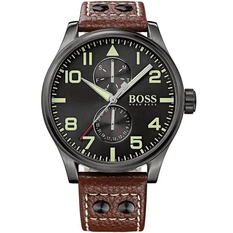 1513079-original-hugo-boss-watch-men-brown-leather-aeroliner-maxx-egypt